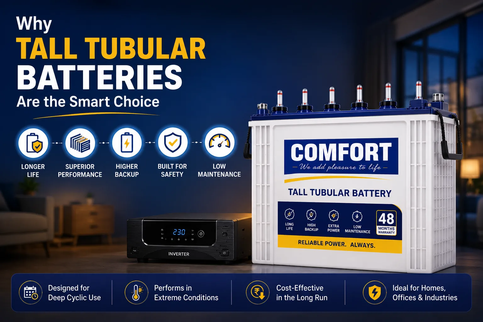 Why Tall Tubular Batteries Are the Smart Choice